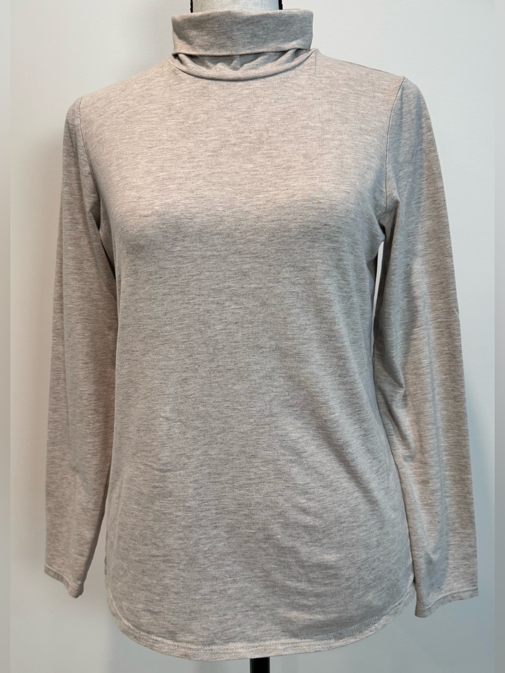 J.Jill Luxe Supima Oatmeal Turtleneck XS Petite